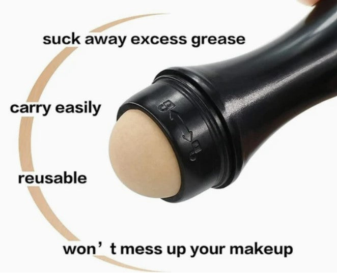 Rodillo Facial de Piedra Volcánica | Elimina el Exceso de Grasa