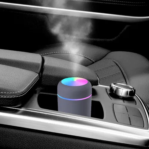 Mini Humidificador Ultrasónico con Luz LED | Aromaterapia para Casa y Auto