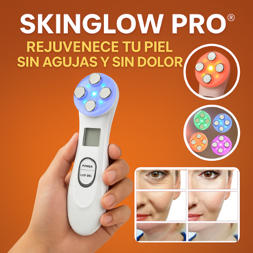 SkinGlowPro® | Dispositivo Facial de Radiofrecuencia — Piel Firme y Luminosa
