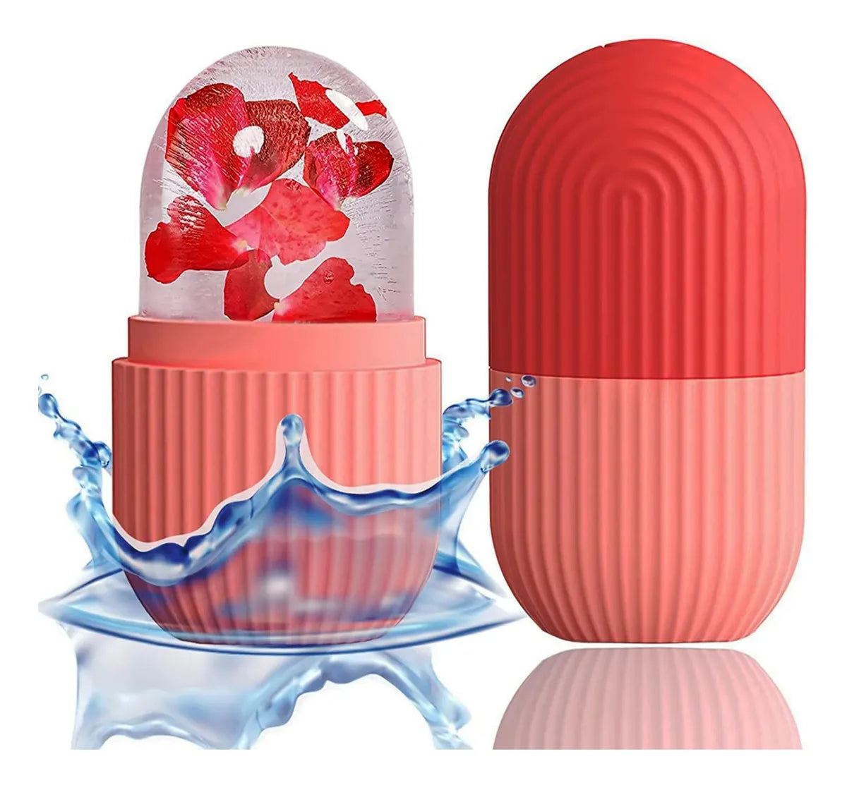 Masajeador Facial de Hieloterapia x3 | Poros Cerrados y Piel Luminosa