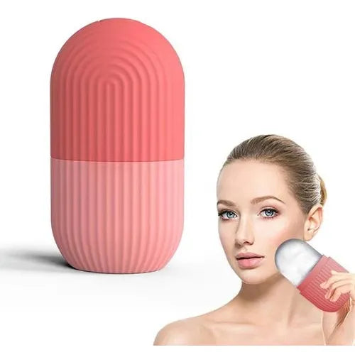 Masajeador Facial de Hieloterapia x3 | Poros Cerrados y Piel Luminosa